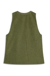 Regata Tricot Lino Verde Oliva