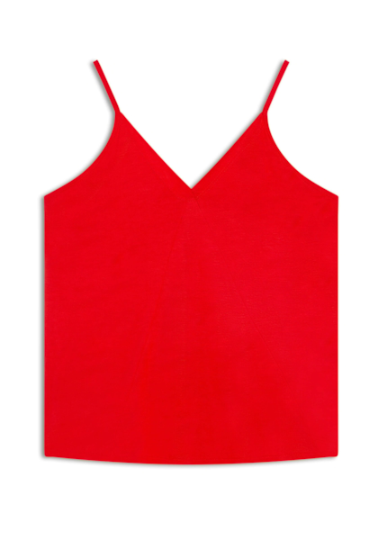 Regata Visco Viena Sleeveless Vermelho