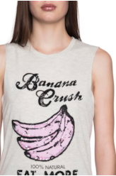 Regata Viscose Melange Banana Crush Cinza Mescla