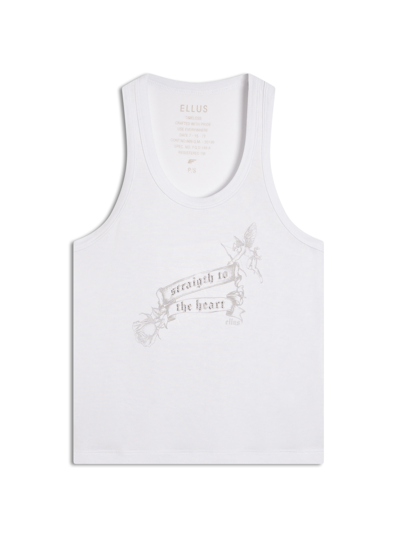 Regata Viscotricot Sleeveless Branco