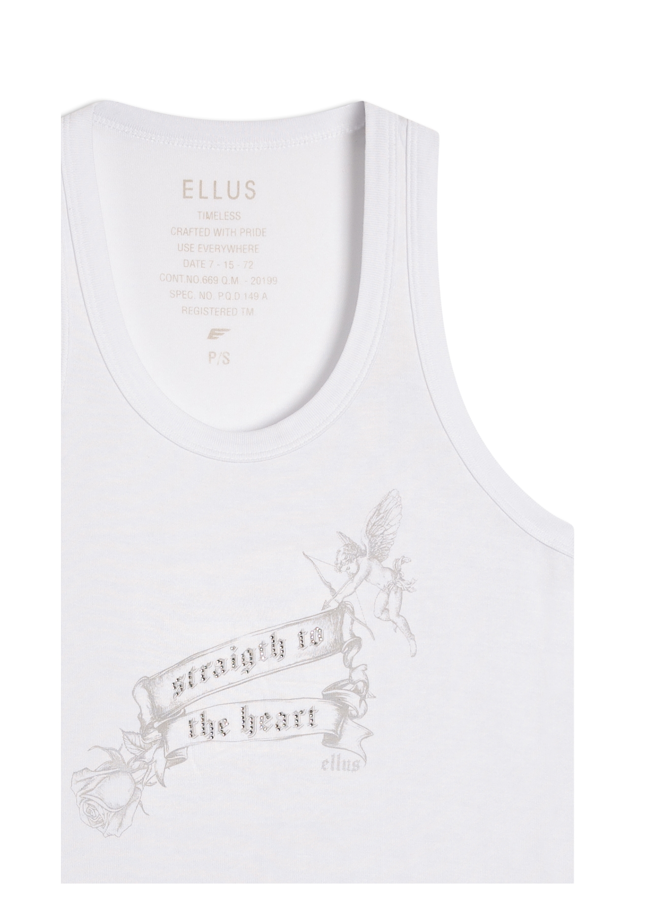 Regata Viscotricot Sleeveless Branco