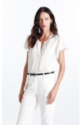 Regata Voil  Ruffle Branco