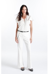 Regata Voil  Ruffle Branco