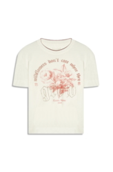 Rib Wildflowers Boxy Mc Off White