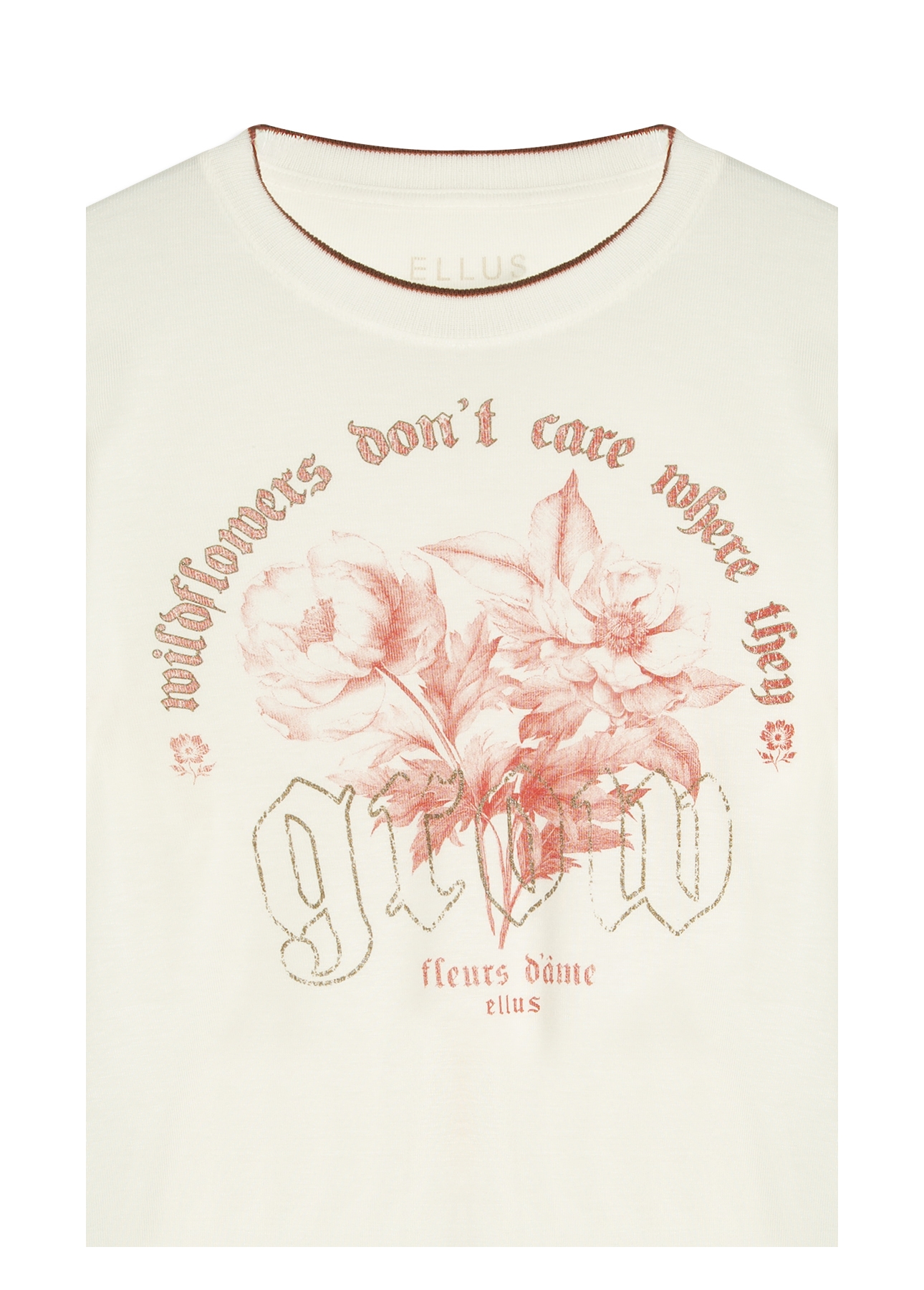 Rib Wildflowers Boxy Mc Off White