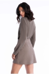Saia Beverly Hills Skirt Caqui