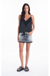 Saia Black Cross Mini Lav. Grey