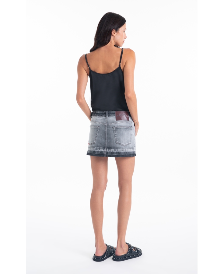 Saia Black Cross Mini Lav. Grey