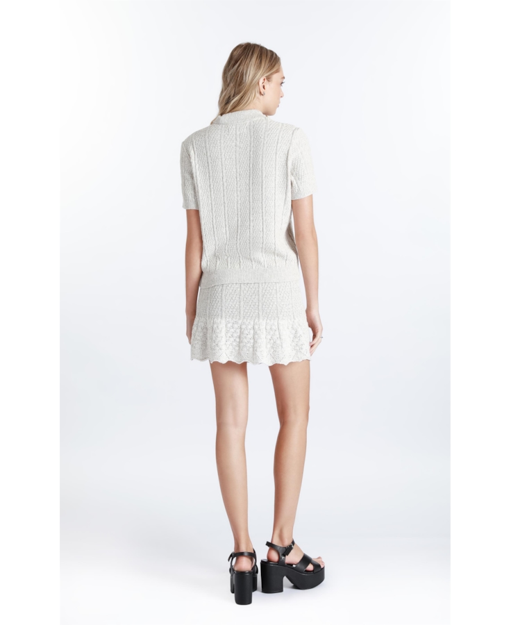 Saia Coco Flame Skirt Natural