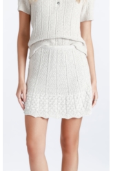 Saia Coco Flame Skirt Natural