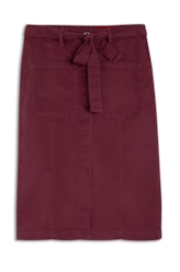 Saia Color Canvas Midi Sangria
