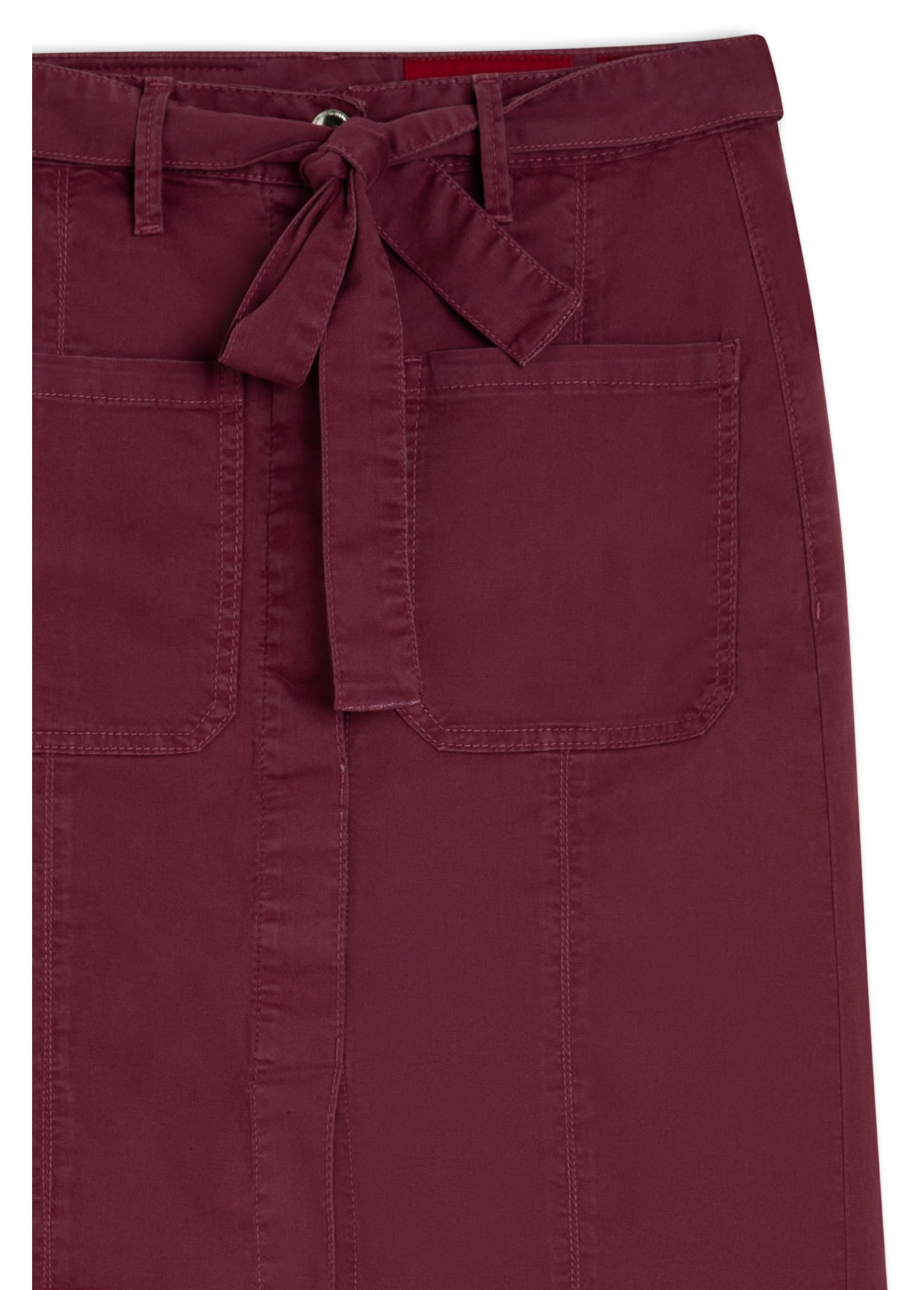 Saia Color Canvas Midi Sangria