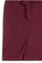 Saia Color Canvas Midi Sangria