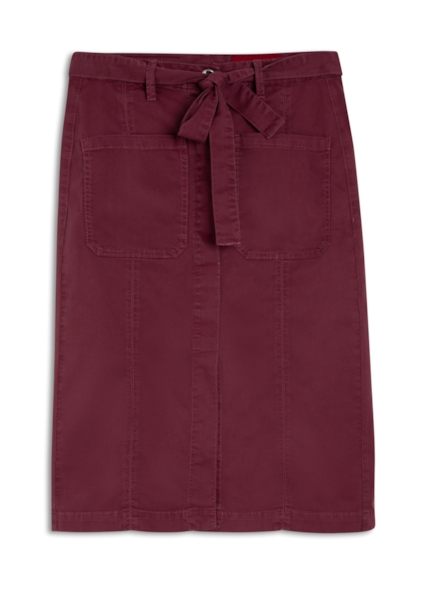 Saia Color Canvas Midi Sangria