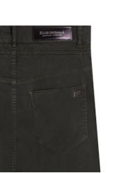 Saia Color Slim Evase Verde Militar