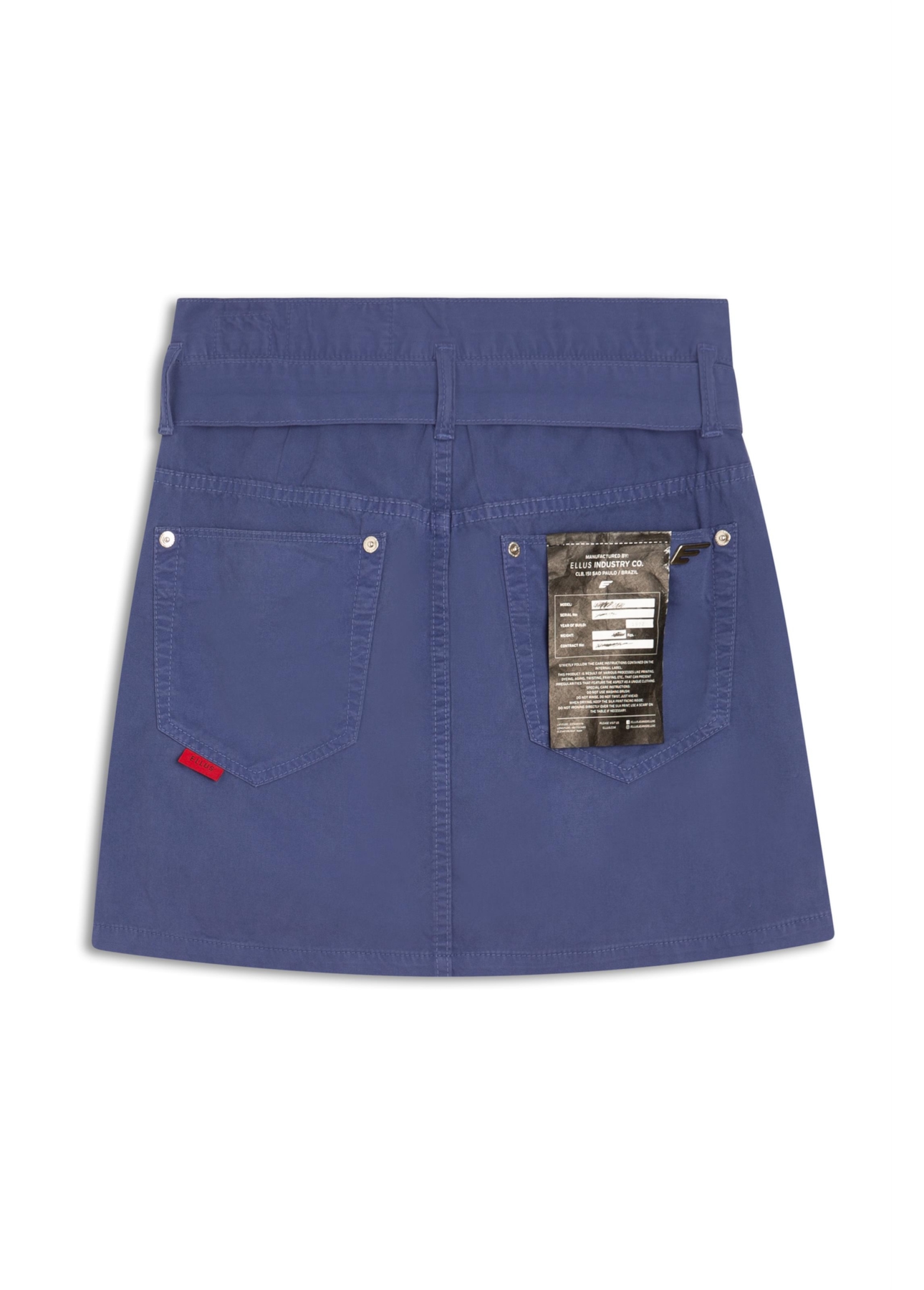 Saia Color Twill Higher Azul Jeans
