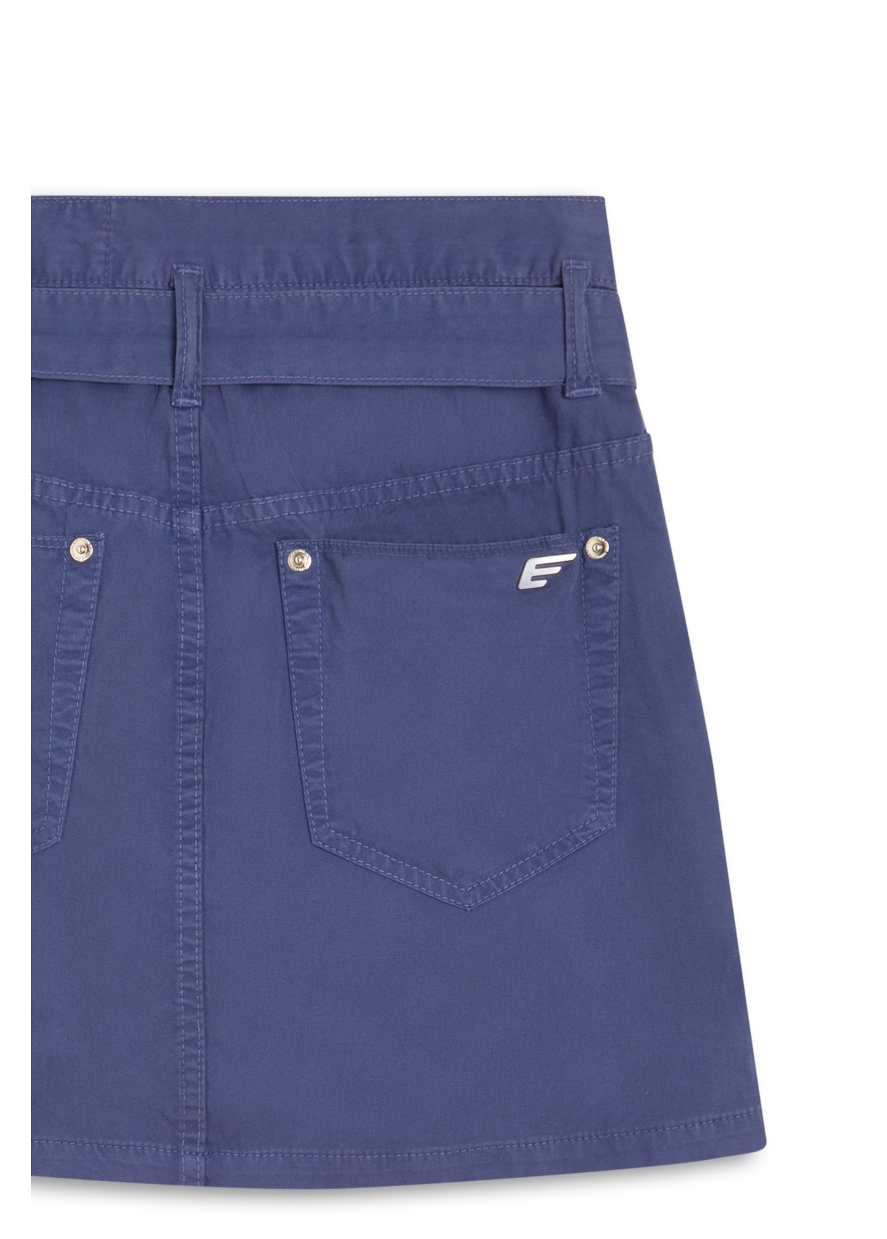 Saia Color Twill Higher Azul Jeans