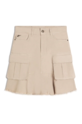 Saia Color Twill Power Cinza Claro