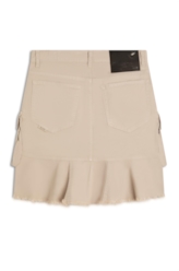 Saia Color Twill Power Cinza Claro