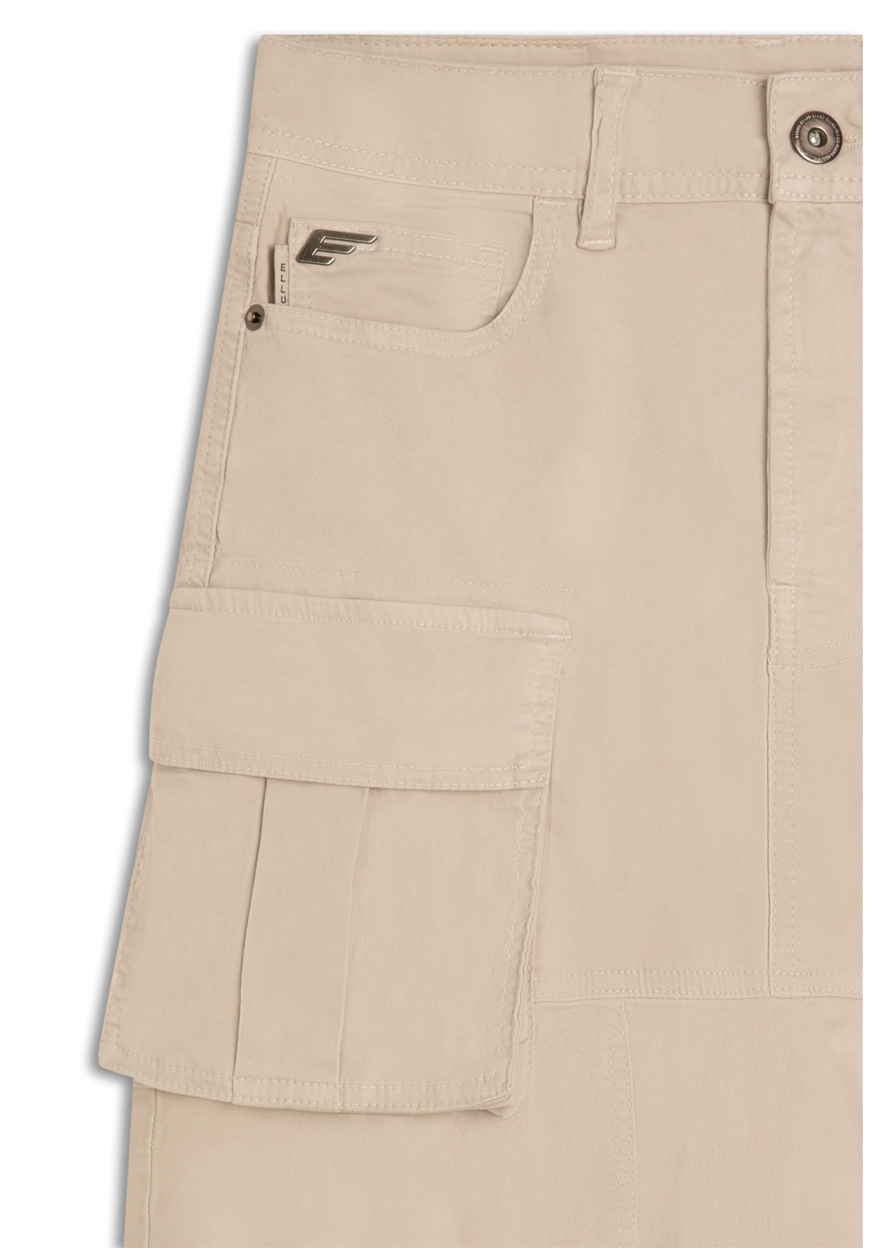 Saia Color Twill Power Cinza Claro