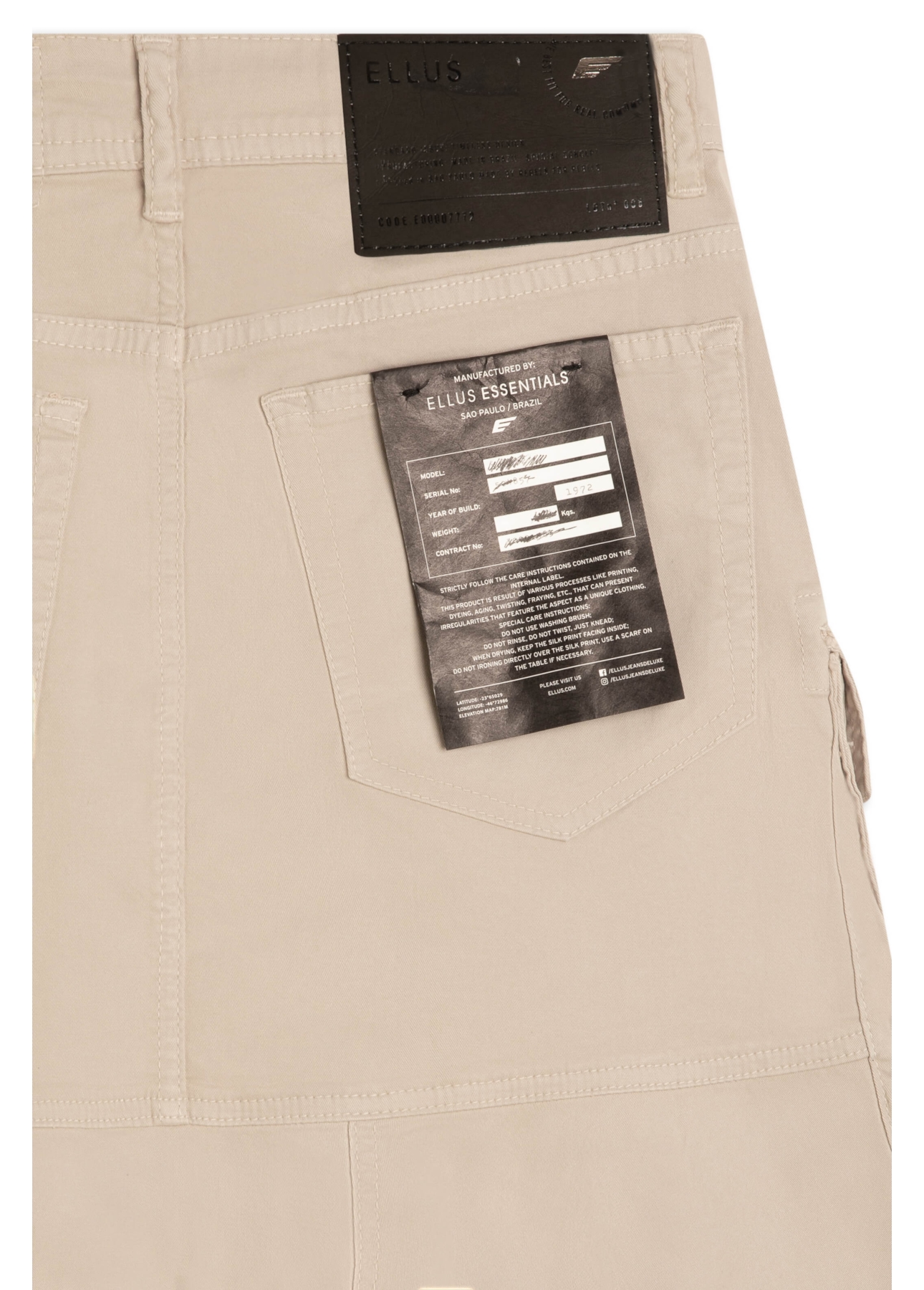 Saia Color Twill Power Cinza Claro