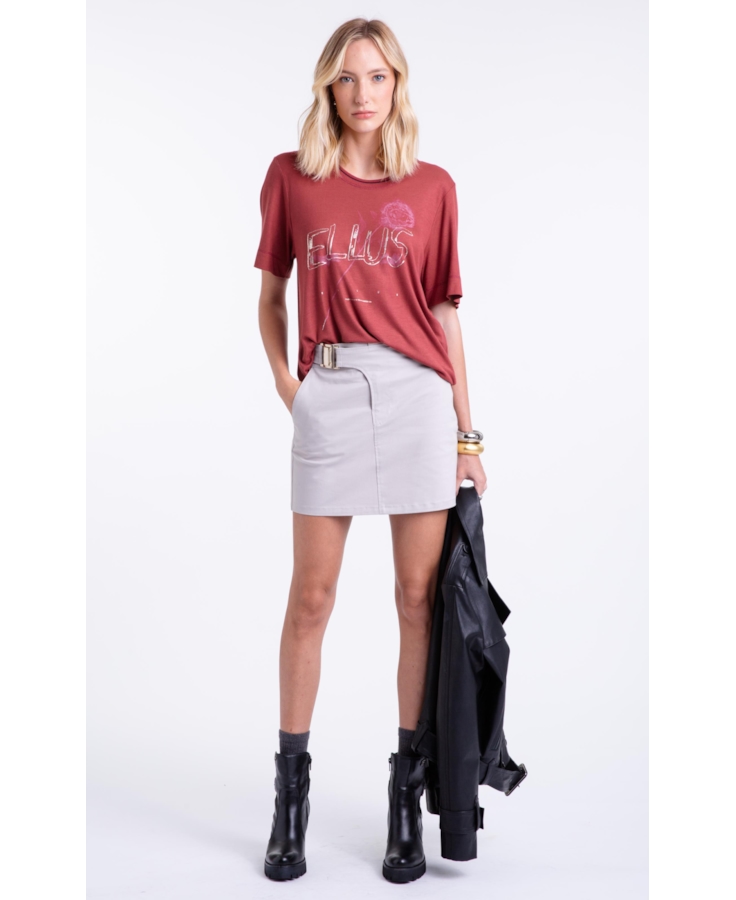 Saia Color Twill Power Fivela Silver