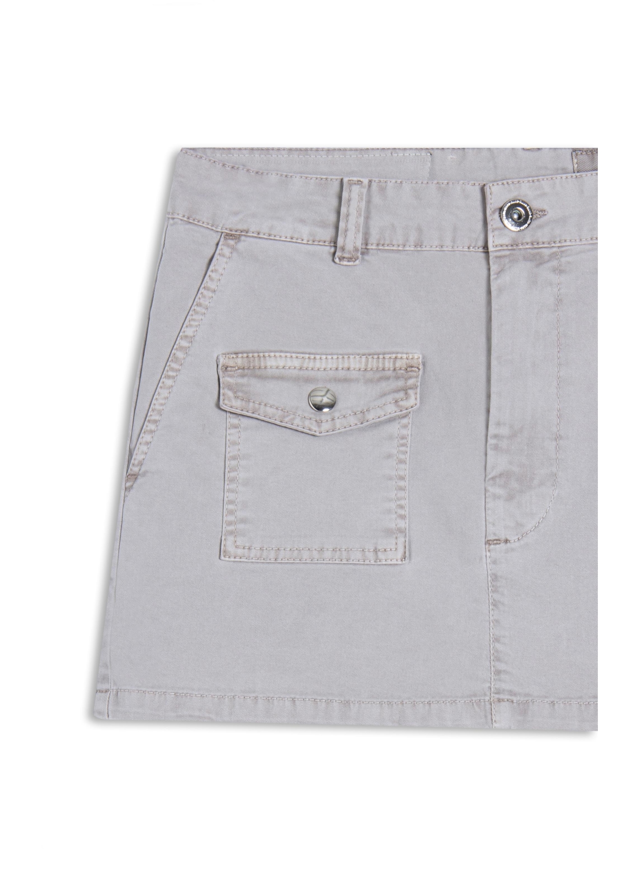 Saia Color Twill Power Mini b Faca Silver