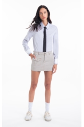 Saia Color Twill Power Mini b Faca Silver