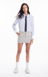 Saia Color Twill Power Mini b Faca Silver