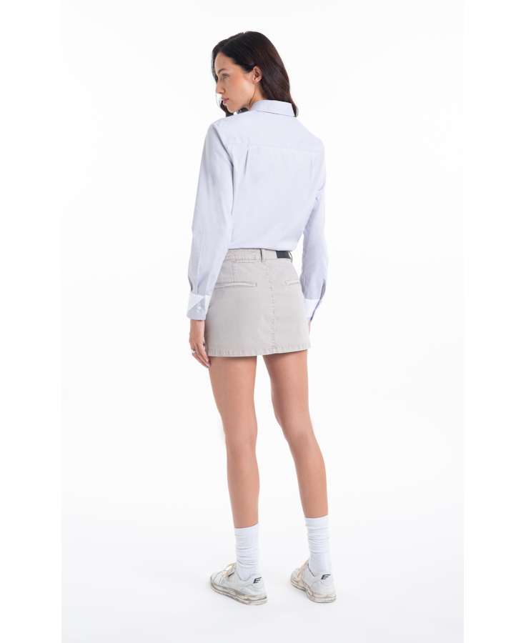Saia Color Twill Power Mini b Faca Silver