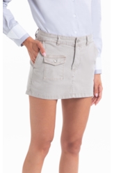 Saia Color Twill Power Mini b Faca Silver
