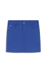 Saia Color Twill Power Zoe Azul Jeans