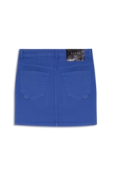 Saia Color Twill Power Zoe Azul Jeans