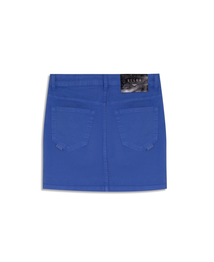 Saia Color Twill Power Zoe Azul Jeans