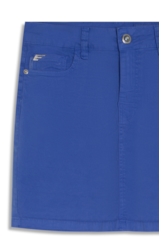 Saia Color Twill Power Zoe Azul Jeans