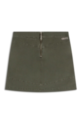 Saia Color Twill Power Zoe Cargo Verde Escuro