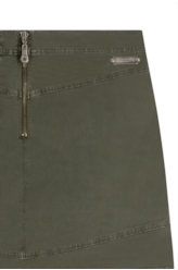 Saia Color Twill Power Zoe Cargo Verde Escuro