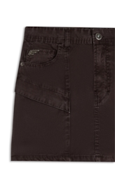 Saia Color Twill Recortes Plumbo