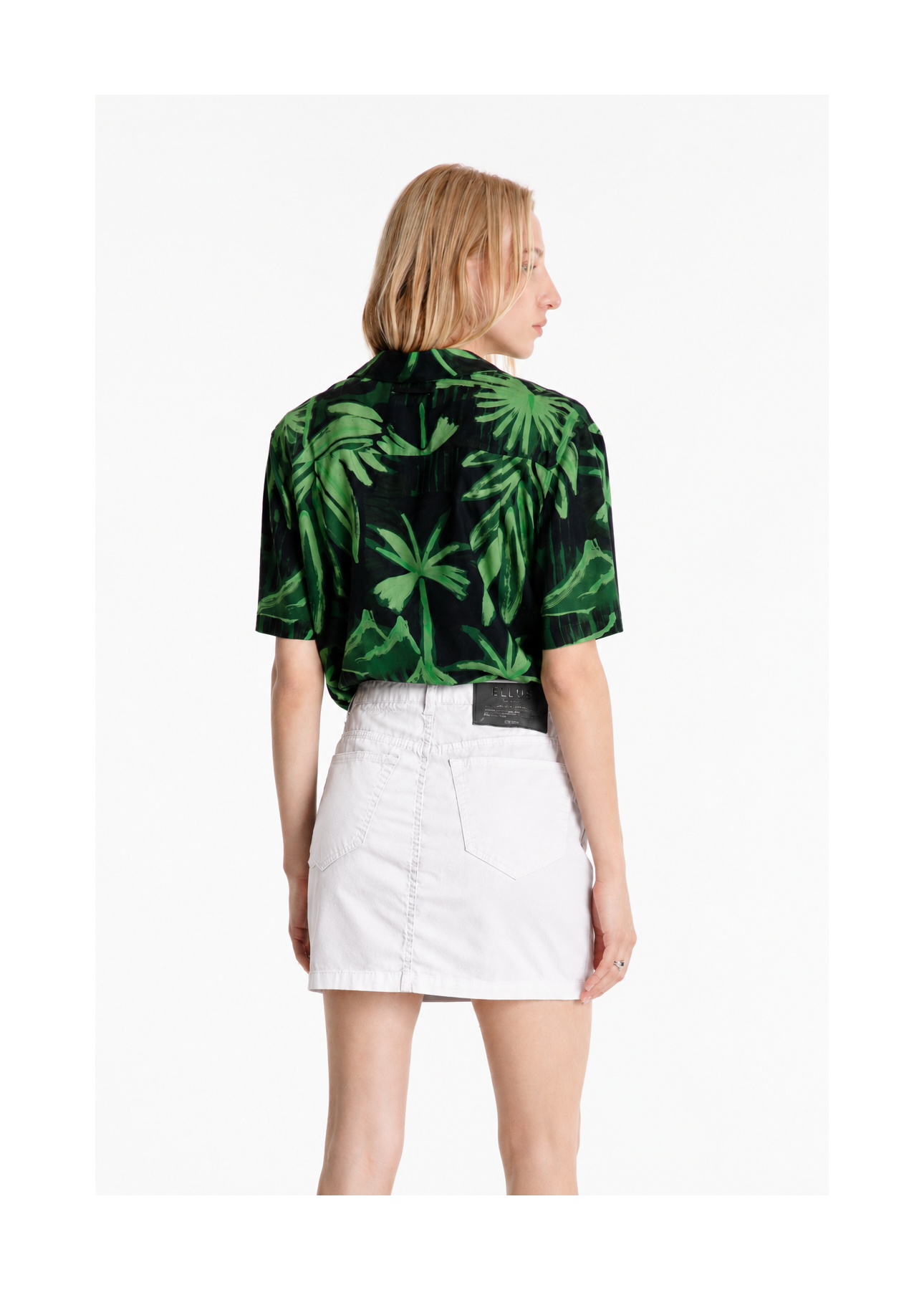 Saia Color Twill Zoe Branco