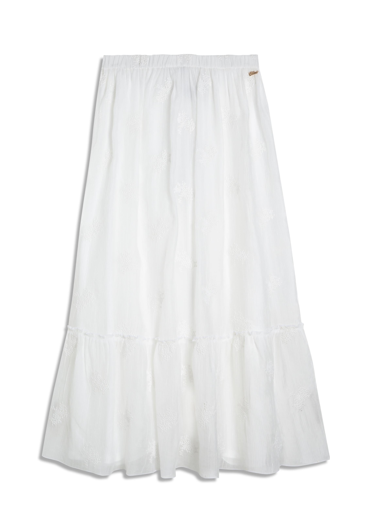 Saia Crinkle Aira Midi Off White