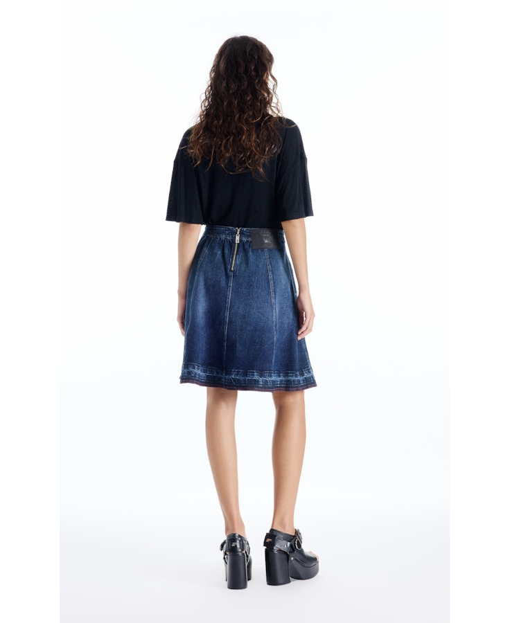 Saia Dark Forest Elastic Lav. Escuro