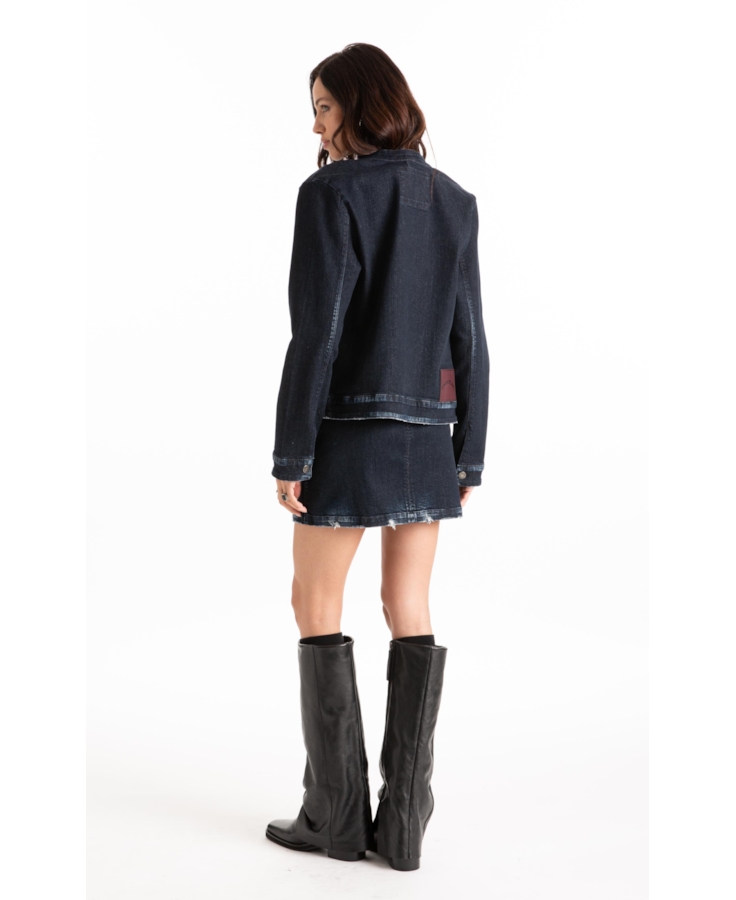 Saia Dark Forest Elastic Mini Lav.Escuro