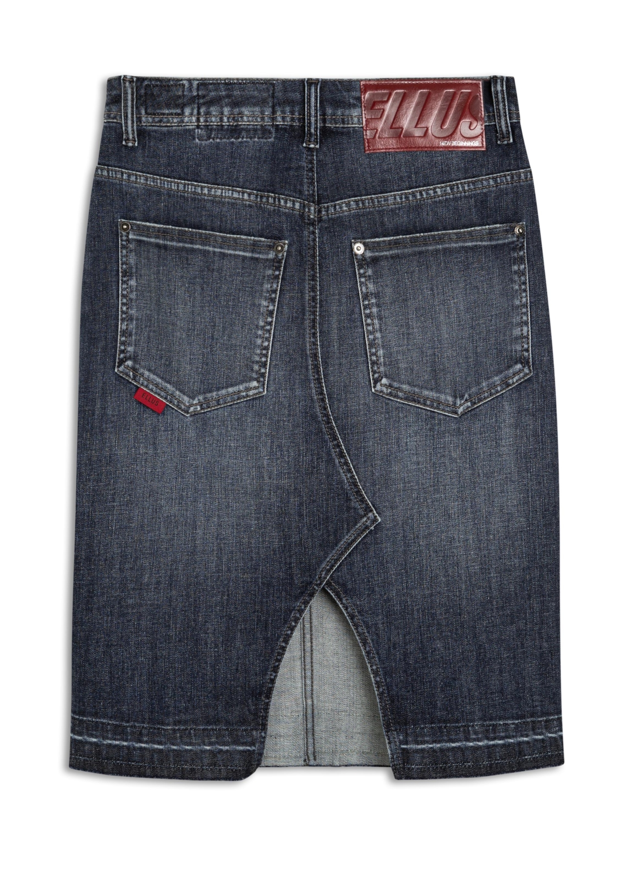 Saia Deep Blue Elastic Midi 1633-Lav.Escuro C/ Used