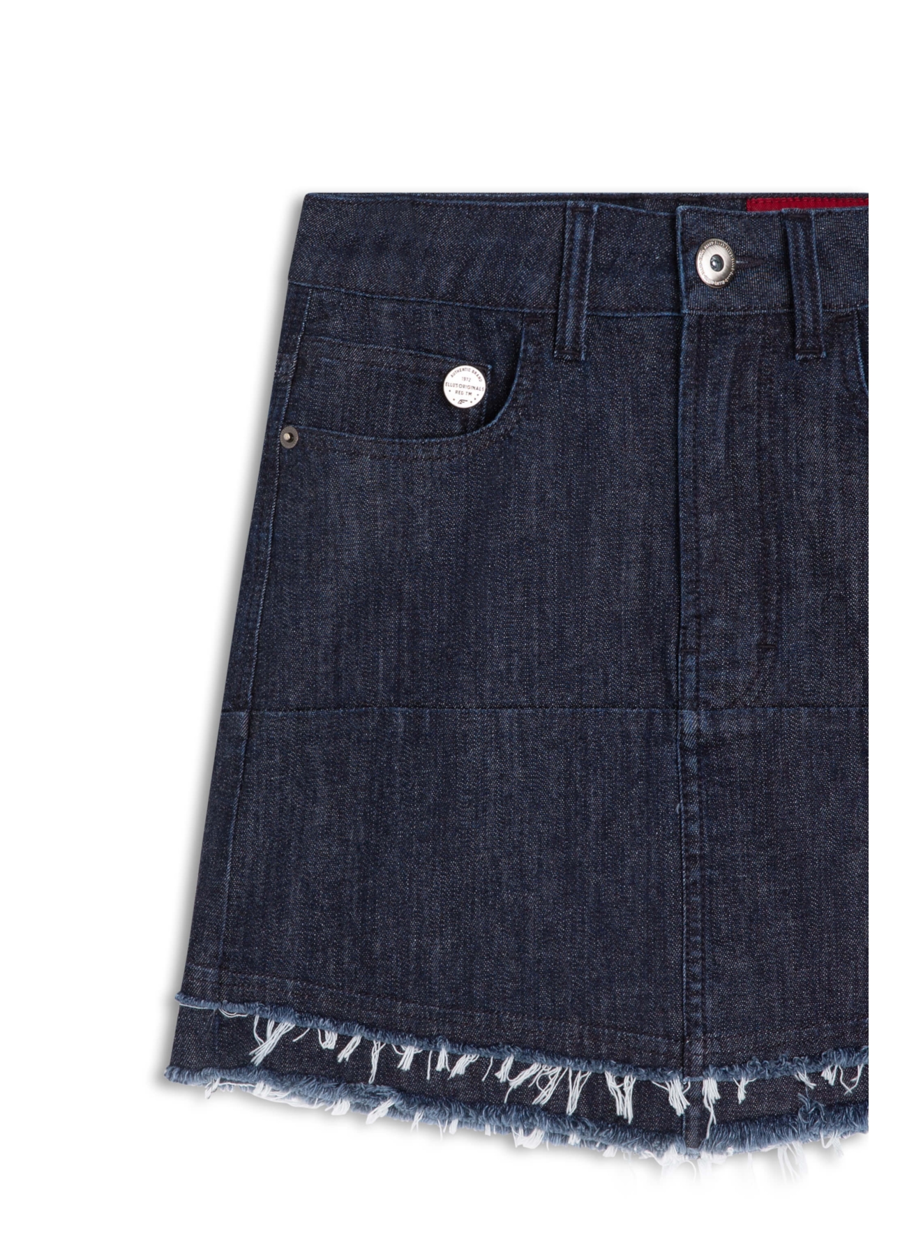 Saia Deep Blue Elastic Zoe 36.Lav.Amaciado C/Resina