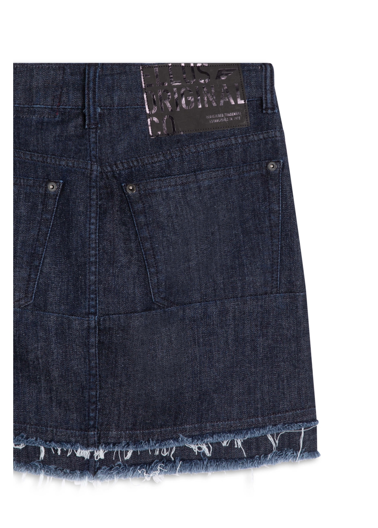 Saia Deep Blue Elastic Zoe 36.Lav.Amaciado C/Resina