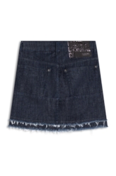 Saia Deep Blue Elastic Zoe 36.Lav.Amaciado C/Resina