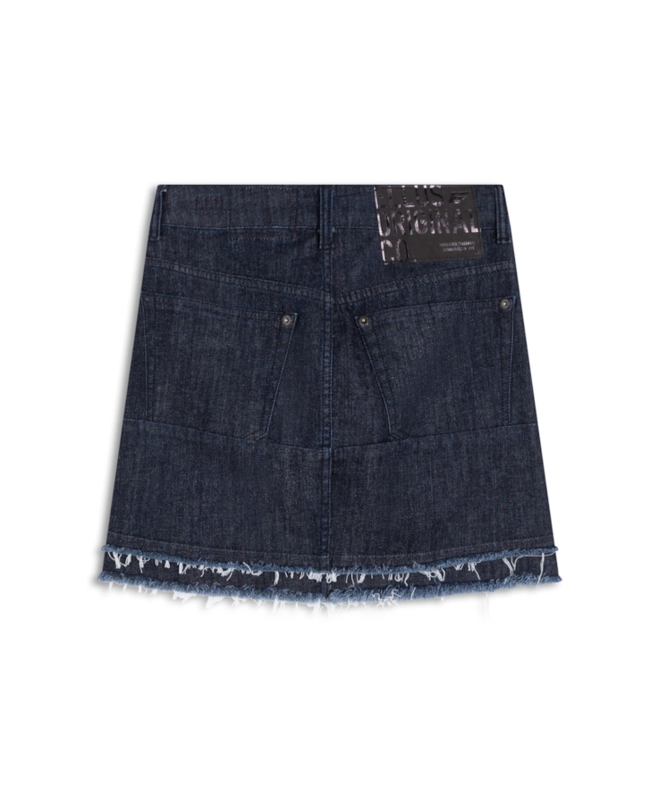 Saia Deep Blue Elastic Zoe 36.Lav.Amaciado C/Resina