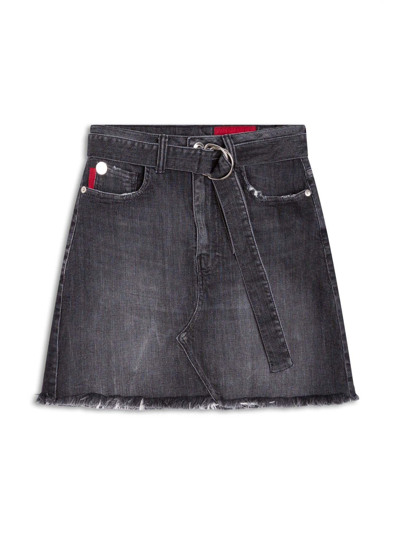 Saia Denim Black Stretvh Emma 1593 Lav.Esc. C/ Tie Dye