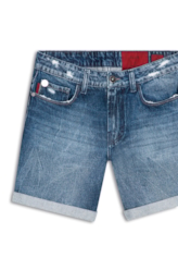 Saia Denim Classic 1749-Lav.Escuro C/ Puidos
