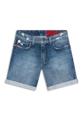 Saia Denim Classic 1749-Lav.Escuro C/ Puidos